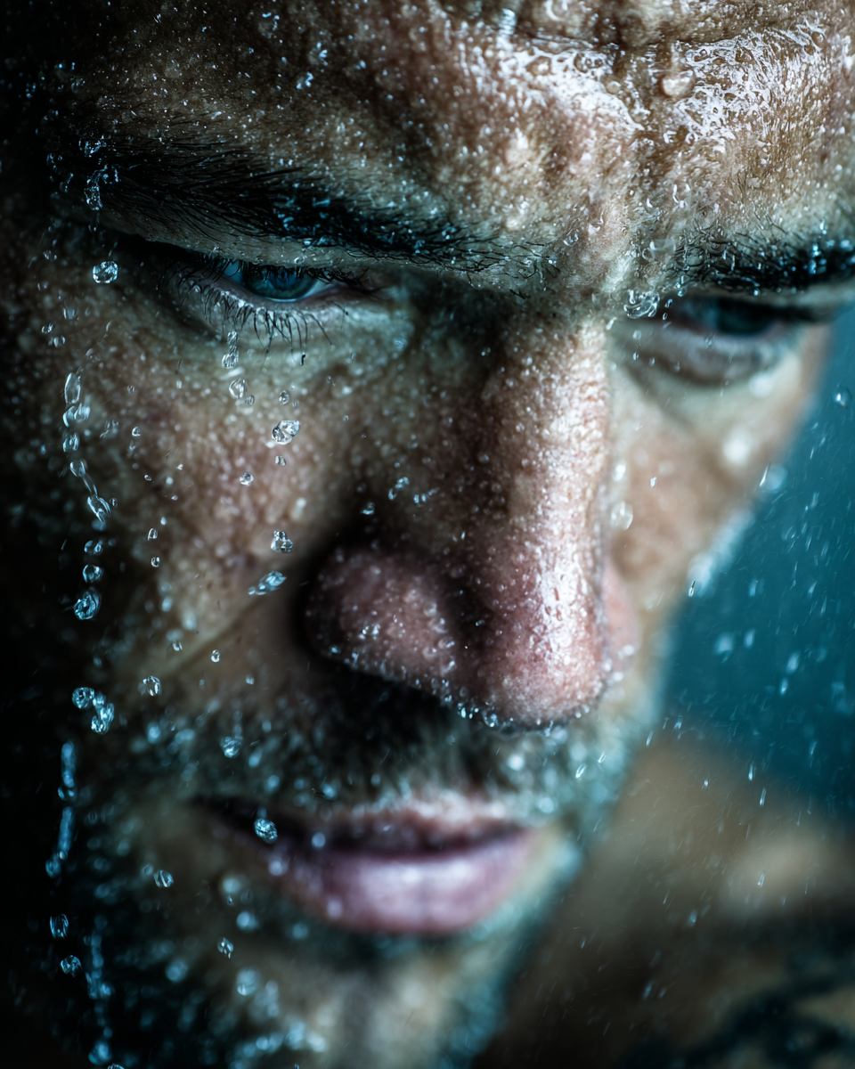 Чоловік медитує на природі